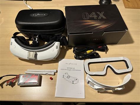 skyzone|SKYZONE SKY04X V2 FPV Goggles Sky04 DVR OLED 5.8G。